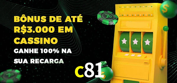 c81 melhor bônus de depósito